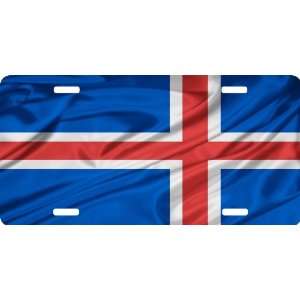  Rikki KnightTM Iceland Flag Cool Novelty License Plate 