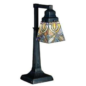  Glasgow Mission Desk Tiffany Stained Glass Table Lamp 20 
