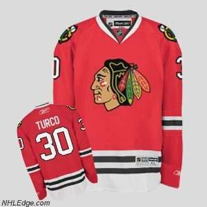  Chicago Blackhawks #30 Marty Turco Red Home Premier Jersey 
