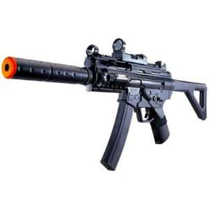  MP5 Style Rifle with Laser, Light, and Scope Sports 