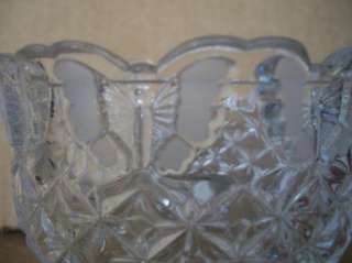 Butterfly Candy Dish Hofbauer Collection Lead Crystal Footed Bowl 