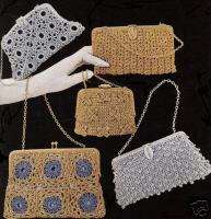 Vintage Crochet Holiday Party Evening Bags patterns  