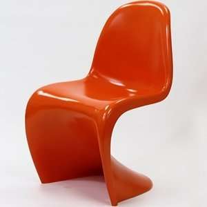  Verner Panton Style Chair in Orange