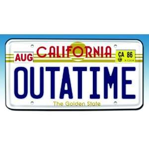 Back to the Future Outatime License Plate Replica Toys 