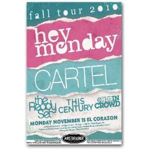 Hey Monday Poster   Cartel   Concert Flyer