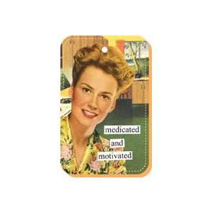  Anne Taintor Medicated & Motivated Key Ring Beauty