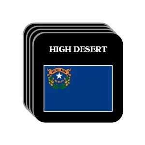  US State Flag   HIGH DESERT, Nevada (NV) Set of 4 Mini 