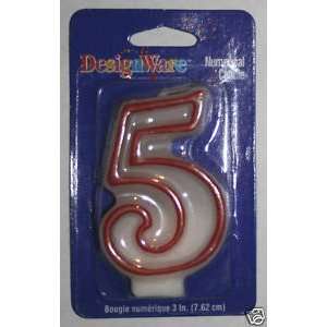 Numerical Candles #5 By Design Ware 