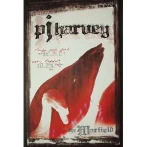 PJ Harvey Warfield 2004 BGP326 Concert Poster fillmore  