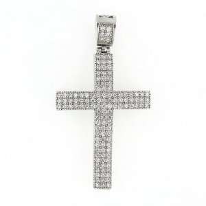  Mens Iced Out Hip Hop White Gold Plated Cubic Zircoina 