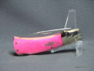 New Rough Rider Lockback Knife HOT Pink Series RR1091  