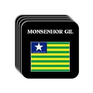  Piaui   MONSENHOR GIL Set of 4 Mini Mousepad Coasters 