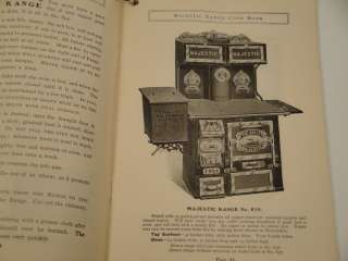 Vintage MAJESTIC CAST IRON COOKSTOVE / RANGE COOK BOOK~St. Louis~Circa 