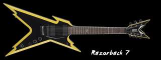 Dean Dimebag Razorback 7 String 255 Electric Guitar  