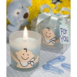  Baby Shower Favors  Baby Themed Candle Favor   Blue (1 