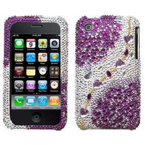 Heart Galaxy Crystal Diamond BLING Hard Case Phone Cover for Apple 