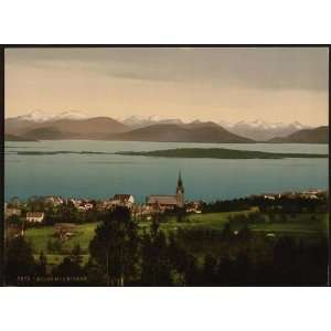    Photochrom Reprint of With churches, Molde, Norway