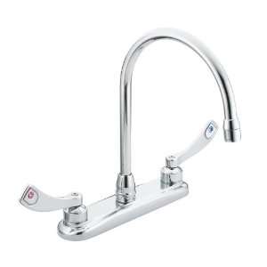 Moen CA8289 Commercial Two Handle Wrist Blade Kitchen Faucet with 8 1 