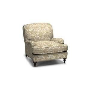  Williams Sonoma Home Bedford Chair, Damask Swirl, Toffee 