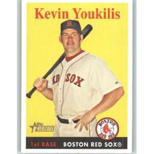  2007 Topps Heritage #162 Kevin Youkilis   Boston Red Sox 
