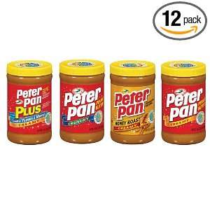 Peter Pan Peanut Butter Combo Pack 3 Creamy Plus, 3 Creamy Honey 
