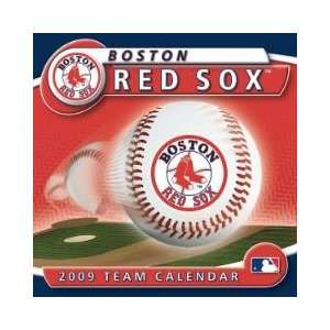 BOSTON RED SOX 2009 MLB Daily Desk 5 x 5 BOX CALENDAR  