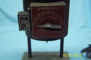 Lyman model 61 bullet mold furnace to melt your lead for reloading 