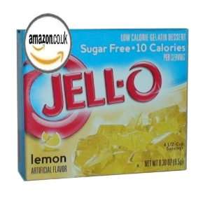 Sugar Free Instant Gelatin, Lemon, 0.3 oz  Grocery 