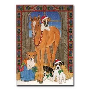  Jacks and Horse Gift Enclosure Cards   Set of 5 