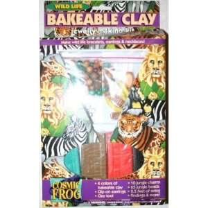  Wild Life Bakeable Clay Jewelry Making Kit Toys & Games