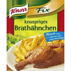 Knorr Fix crispy roast chicken (knuspriges Brathähnchen) (Pack of 4 