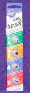   , Nested 4 pack, Plastic, Wilton. Fits all Wilton Tube Icings,  