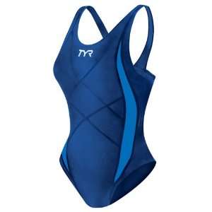  TYR Tracer Light Womens Aeroback Swimsuit Sports 