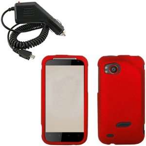  iFase Brand HTC Vigor ADR6425 Combo Rubber Red Protective 