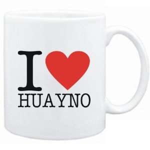  Mug White  I LOVE Huayno  Music