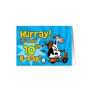  Hurray its your 10th birthday Card Toys & Games