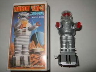   in Space B 9 Robot YM 3 MASUDAYA Japan wind up motor MIB from the 80s