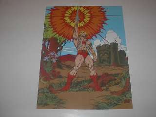 HE MAN MASTERS OF THE UNIVERSE POSTER L@@K  