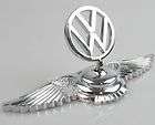 VW Car LOGO + Wing Front Metal Emblems Hood Bonnet Jetta Golf Polo 