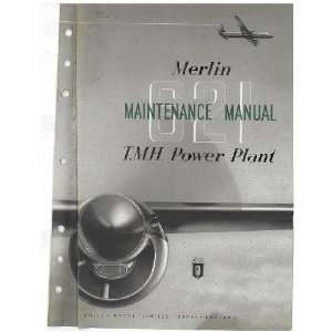  Rolls Royce Merlin 621 Aircraft Engine Maintenance Manual 