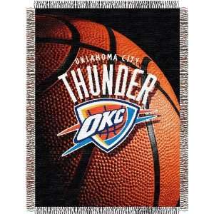  Thunder Woven NBA Throw   48 x 60