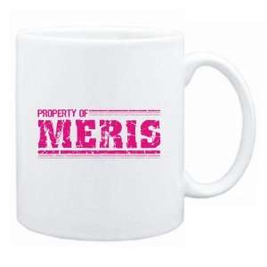  New  Property Of Meris Retro  Mug Name