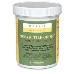  Mosaic Mercantile Pre mixed Tile Grout   White, 8 oz, Pre 