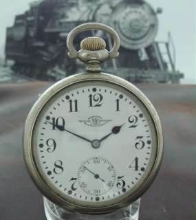 Rare & Unusual Ball Waltham Loaner Railroad Pocket Watch Circa 1920 