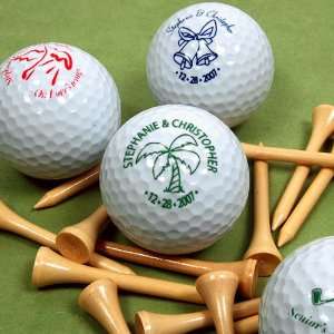  Personalized Wedding Golf Balls