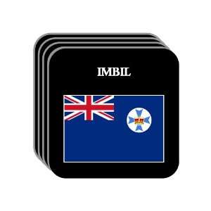  Queensland   IMBIL Set of 4 Mini Mousepad Coasters 
