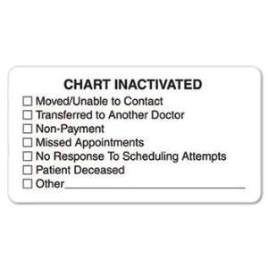  Tabbies® Medical Chart Labels LABEL,INACTIVE,250/RL,WE 