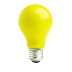 Havells 60953 Incandescent 60 Watt Medium A19 Bug Light Bulb, Yellow 
