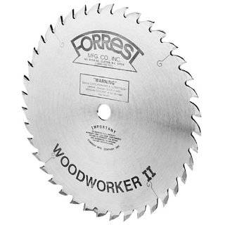 Forrest WW10407125 Woodworker II 10 Inch 40 Tooth ATB .125 Kerf