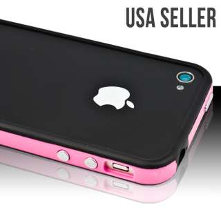 new iphone 4 4s case black pink  price $ 4 95 shipping free 